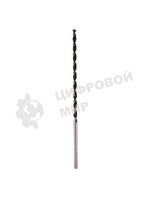 Сверло по дереву Сибртех, 8х300 мм, цилиндрический хвостовик