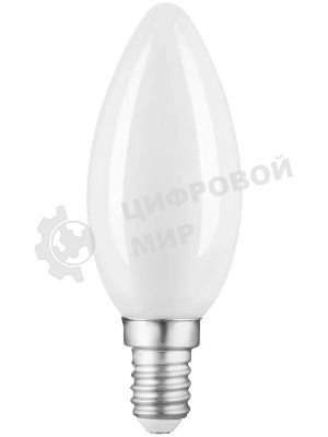 Лампа светодиодная Gauss Filament 103201209-D 9Вт цок.: E14 свеча 220B св. свеч. белый нейт. (упак.: 10 шт)