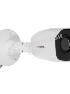 Камера видеонаблюдения аналоговая HiWatch DS-T200A(B) (3.6мм) 3.6-3.6мм HD-TVI цв. корп.:белый