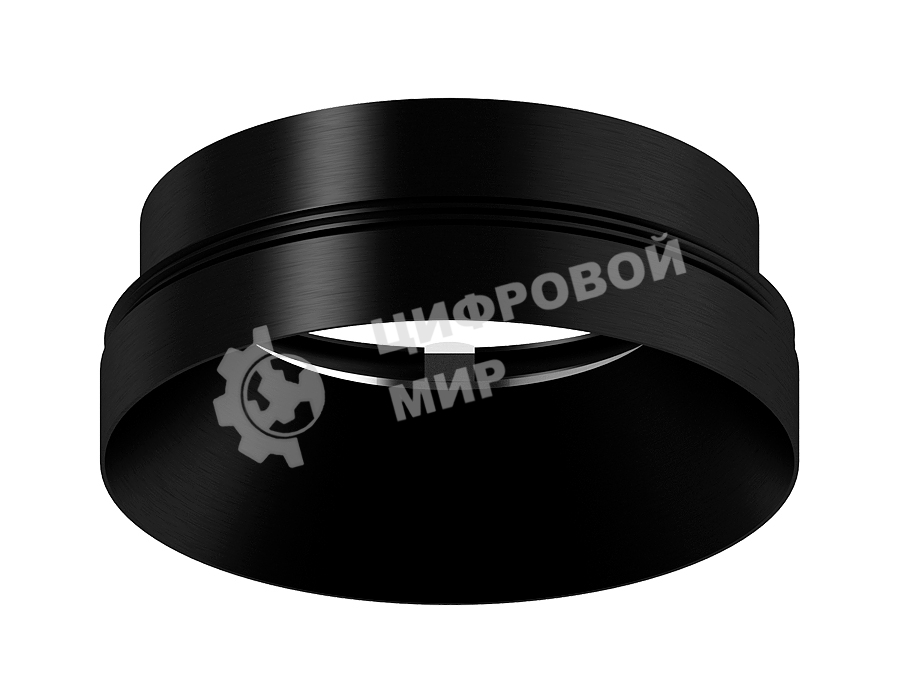 Насадка для корпуса светильника N7031 PBK черный полированный D70*H27mm Out10mm MR16