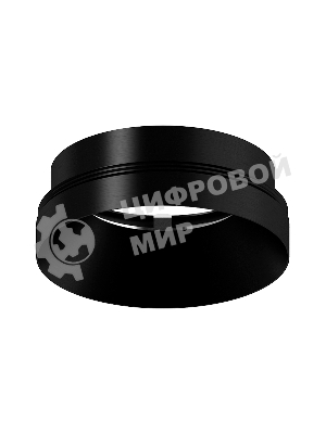 Насадка для корпуса светильника N7031 PBK черный полированный D70*H27mm Out10mm MR16