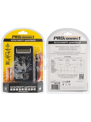 Портативный мультиметр PROconnect M838 (DT838)