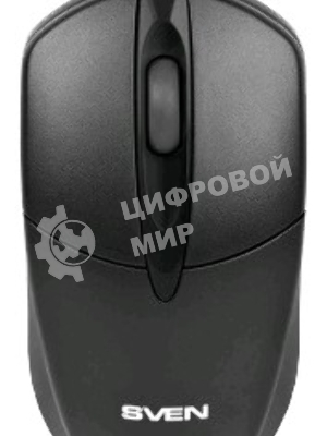 Мышь проводная SVEN RX-112 черный, 800 dpi, USB, кнопки - 3