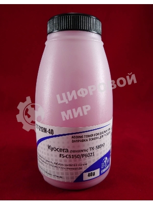 Тонер для Kyocera TK-580M, FS-C5150/P6021 Magenta (фл. 40г) 2,8K B&W Standart (Tomoegawa) фас. Россия