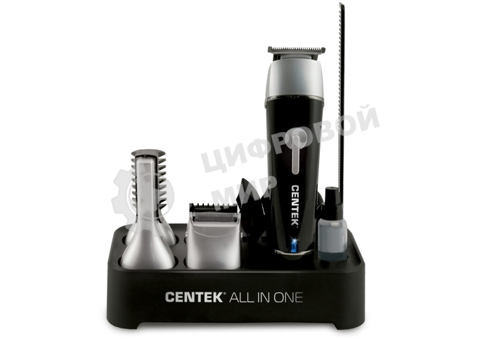 Триммер Centek CT-2132 черный/серый