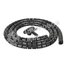 Кабельный органайзер Buro Spiral Hose 25x2000мм черный