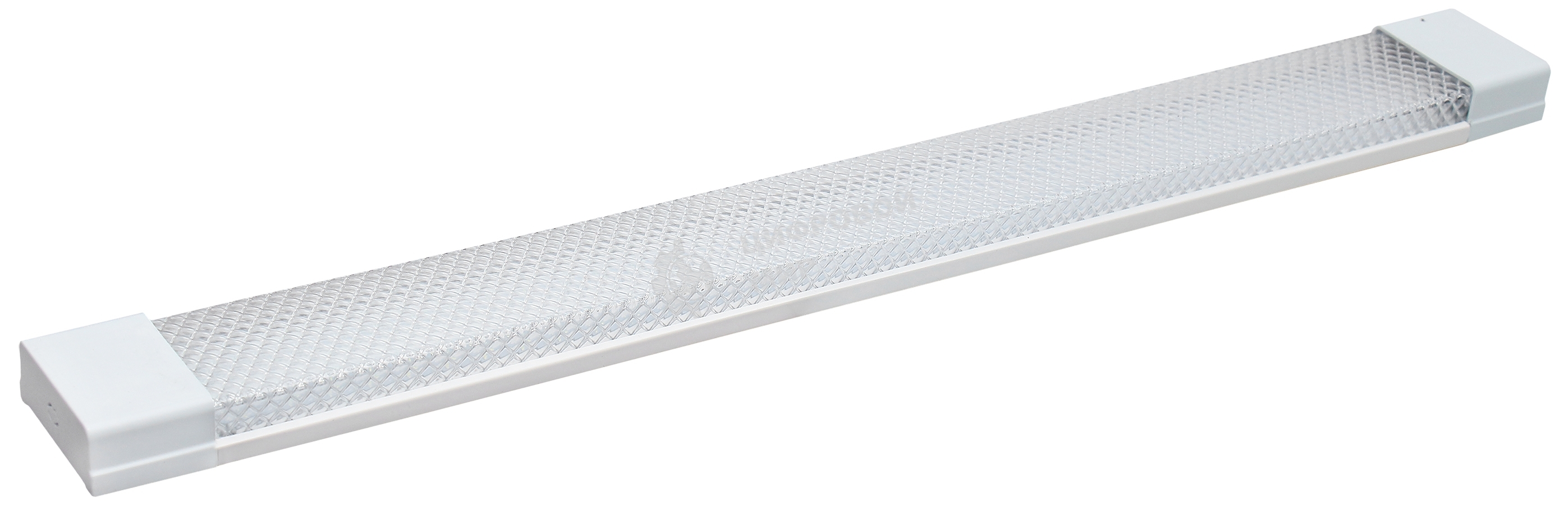 Светильник светодиодный Iek LDBO0-4011-18-4000-K01 ДБО 4011 18Вт 4000К IP20 600мм призма аналог люм.свет. 2х18, 600х62х24 мм, стальной корпус