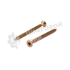 Саморез универсальный Kranz 4х50, желтый цинк, упаковка поставщика (6 000 шт.)