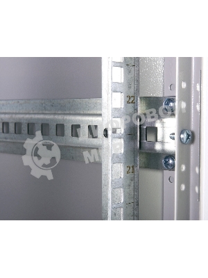 Шкаф телекоммуникационный напольный ЭКОНОМ 24U (600 х 1000) дверь стекло, дверь металл