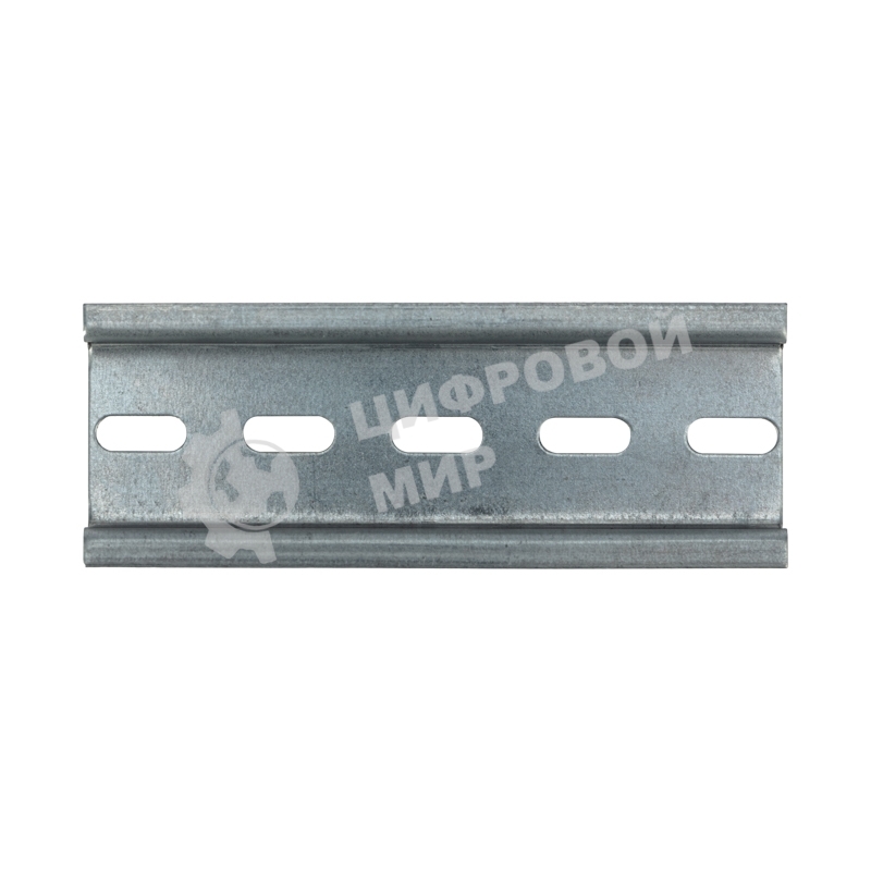 Рейка DIN Rexant 13см перфорированная оцинкованная