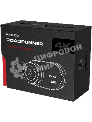 Видеорегистратор Prestigio RoadRunner 480W, 3840x2160, 3