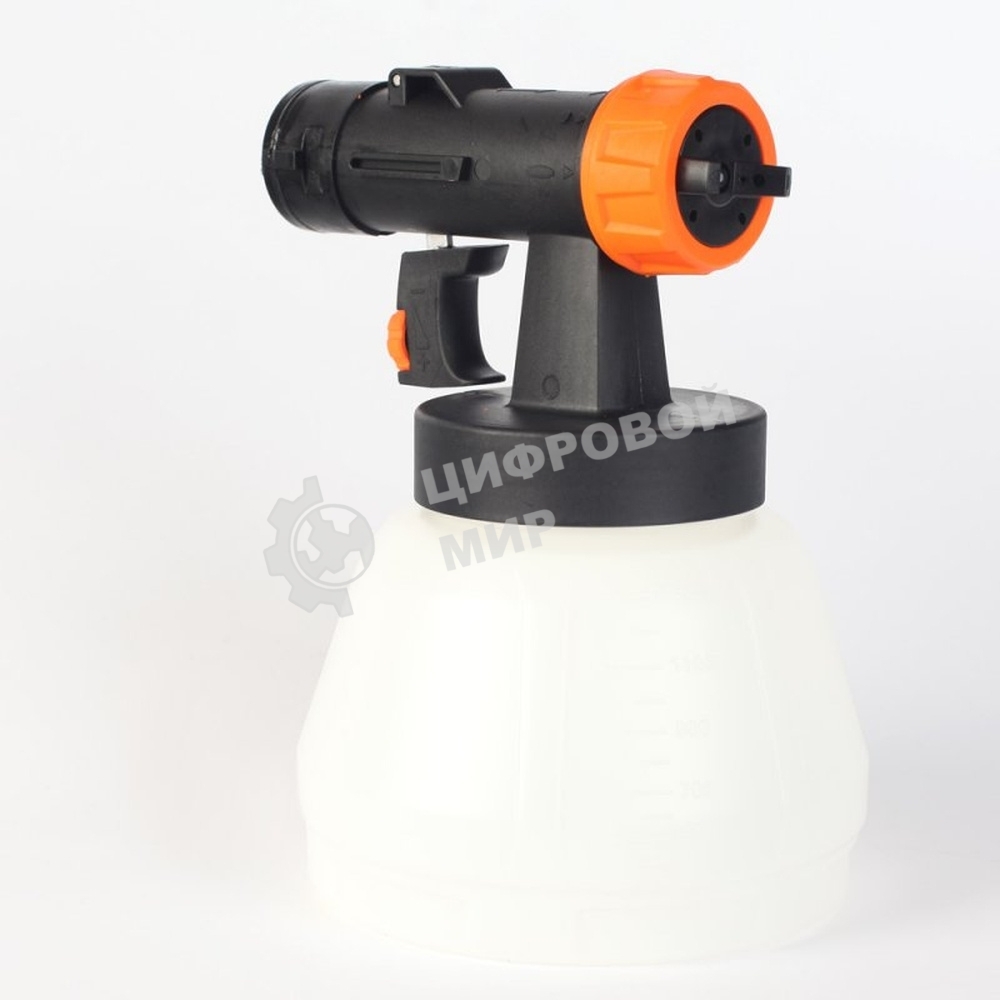 Краскопульт электрический PATRIOT SG500 HVLP 500 Вт., 100 DIN/сек, Расход 900 мл/мин., Резервуар: 1300 мл