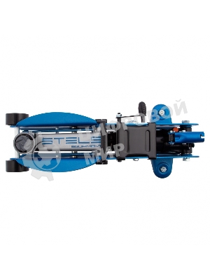 Домкрат Stels 51132 гидравлический подкатной с фиксатором 2.5 т safety pin 140-385 мм в кейсе