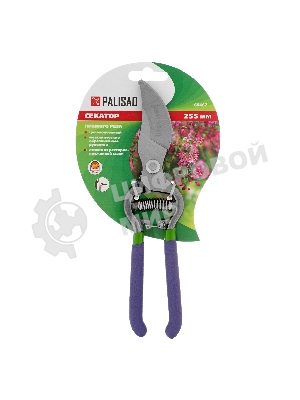 Секатор прямого реза Palisad 255 мм, цельнокованый, металлические обрезиненные рукоятки