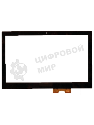 Сенсорное стекло (тачскрин) для Lenovo IdeaPad Z400 Touch MCF-140-0650, черное