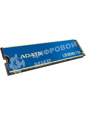 Накопитель SSD ADATA LEGEND 710, 2Tb, PCIe 3.0 x4, M.2 2280, NVMe, R/W 2400/1800, с радиатором