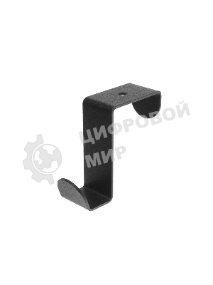 Держатель Rexant для хранения одежды в стиле лофт, крепление на дверь, 3 штуки, черный