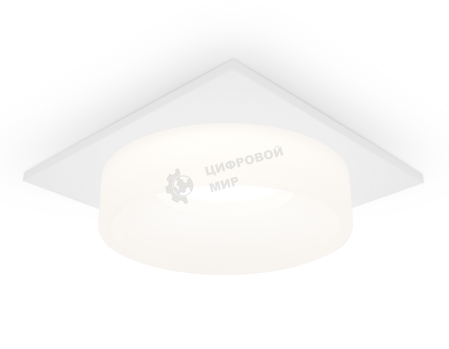 Светильник Ambrella light TN1314 SWH/FR белый песок/белый матовый GU5.3 92*92*45