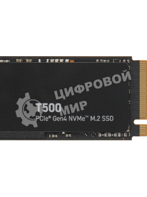 Накопитель SSD Crucial T500, 500Gb, M.2 2280, PCIe 4.0 x4, NVMe, R/W 7200/5700