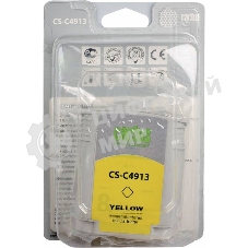 Картридж струйный Cactus CS-C4913 №82 желтый (72 мл) для HP Design Jet 500/800C