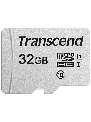 Флеш карта microSD 32Gb Transcend microSDHC Class 10 UHS-1 U1, (без адаптера), TLC