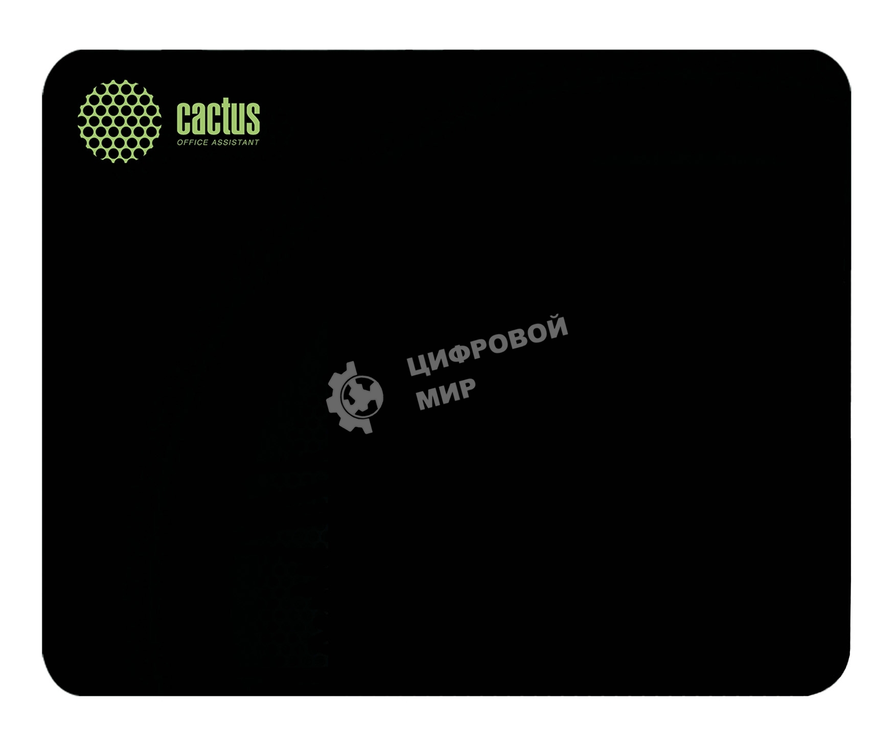 Коврик для мыши Cactus CS-MP-P01M Средний черный 300x250x2мм