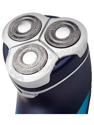 Электробритва роторная Starwind SSH 1525 реж.эл.:3 питан.:аккум. голубой/черный