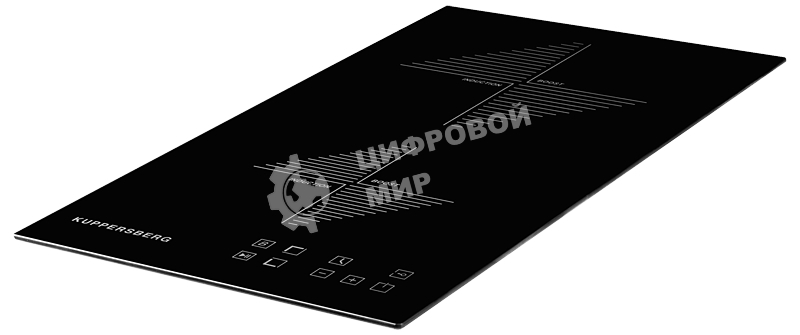 Индукционная варочная панель Kuppersberg ICO 301/домино, ширина 30 см, 2 зоны индукционного нагрева, сенсорное управление, 3 цифровых дисплея, 9 уровней мощности, таймер,автоотключение, защита от перелива, защита от детей, индикаторы остаточного тепла, St