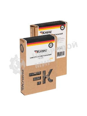 Саморез универсальный Kranz 3х25, желтый цинк, короб (200 шт./уп.)