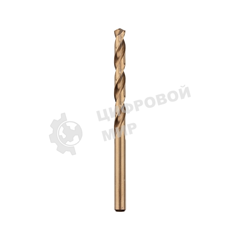 Сверло по металлу Kranz Кобальт 12 мм, сталь HSS-Co 5 % M35 P6M5K5 DIN 338