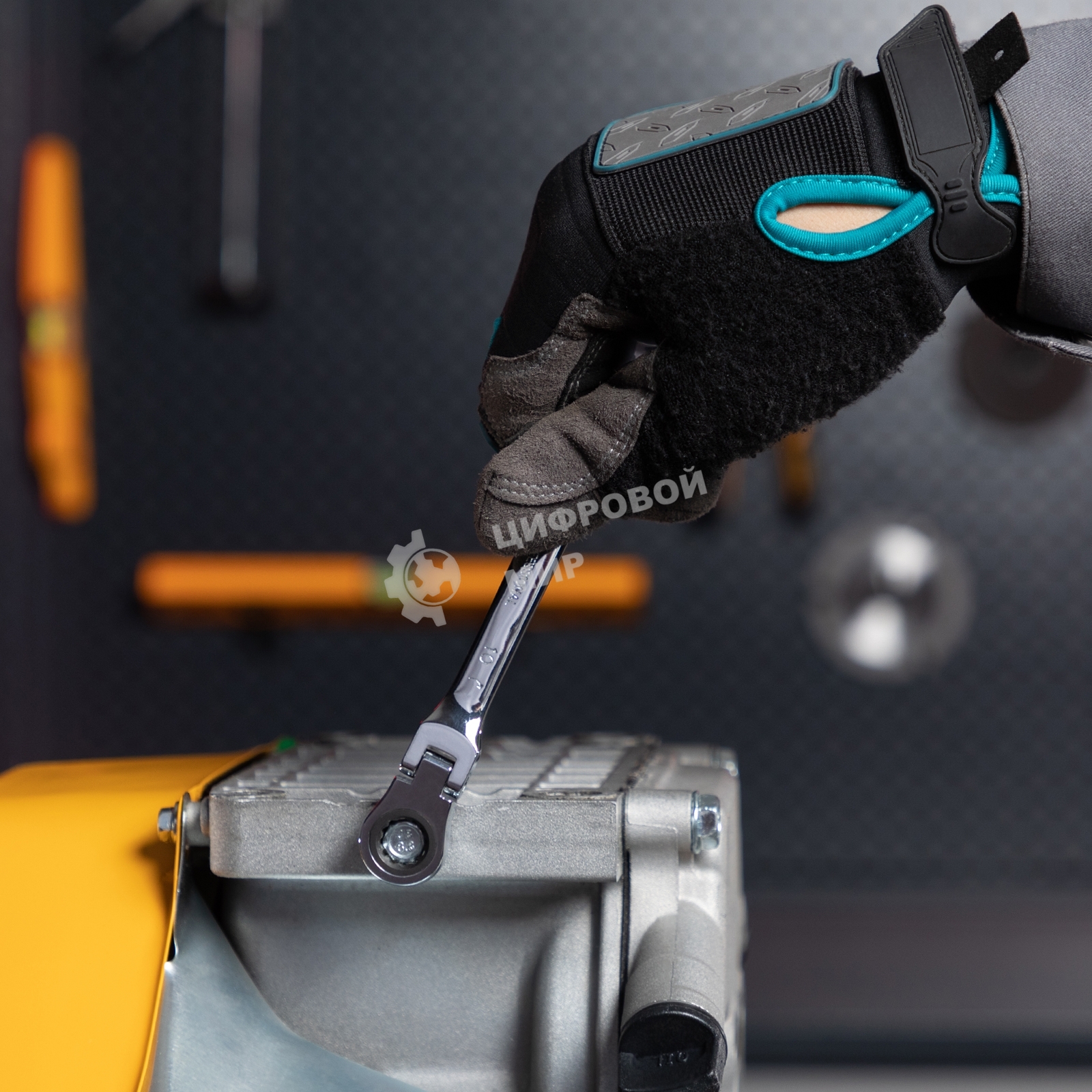 Набор ключей комбинированных Matrix, трещоточных шарнирных 22шт.