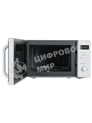 Микроволновая печь Midea AM820CUK-W белый, 20 л, 800 Вт, переключатели - кнопки, поворотный механизм