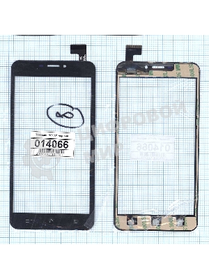 Сенсорное стекло (тачскрин) HS1331, черное