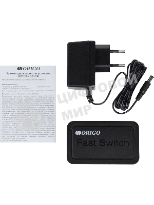 Коммутатор неуправляемый 5-портовый 10/100 Мбит/с ORIGO OS1105/A1A