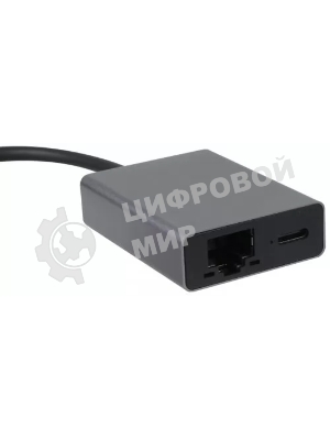 Адаптер TypeC--->RJ45+PD 100Вт, Allum Shell, VCOM