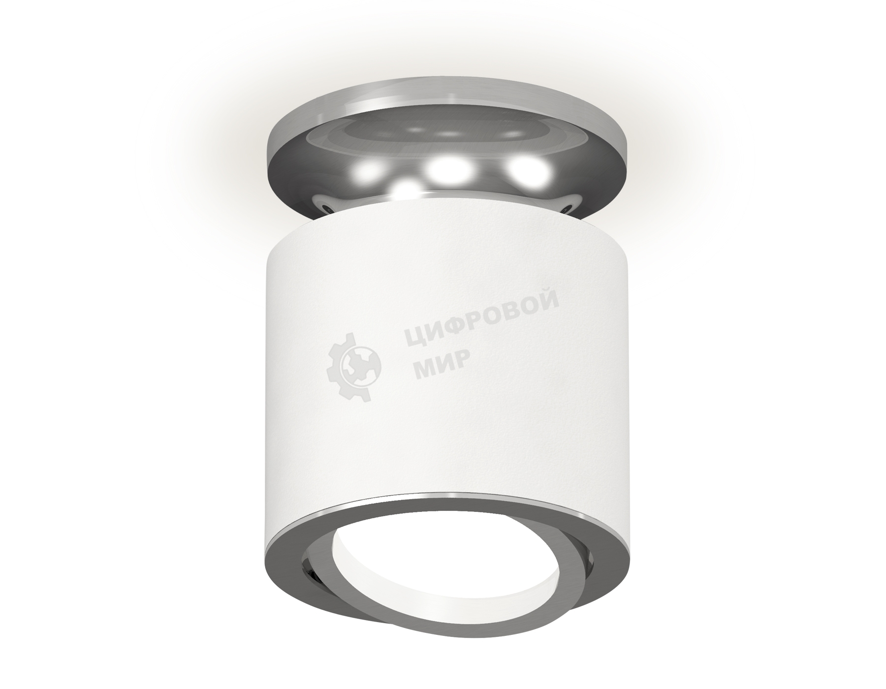 Светильник Ambrella Light XS7401100 SWH/PSL белый песок/серебро полированное MR16 GU5.3 (N7927, C7401, N7003)