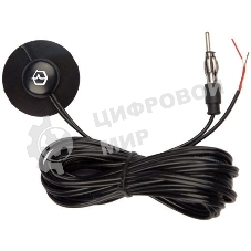 Антенна автомобильная Ural МАГНИТ активная радио каб.:5м черный