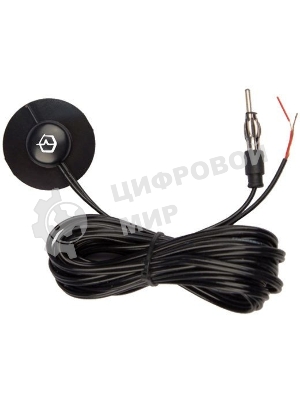 Антенна автомобильная Ural МАГНИТ активная радио каб.:5м черный