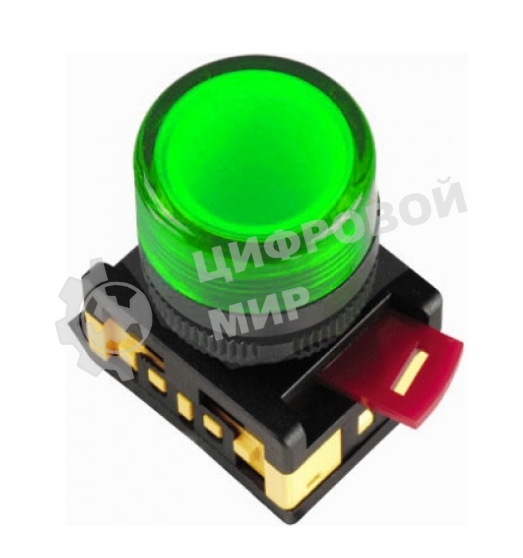 Арматура светосигнальная AL-22TE зел. цил. IEK BLS30-ALTE-K06