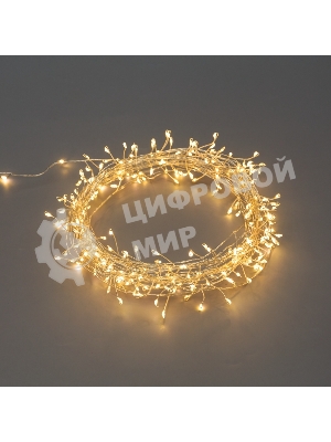 Гирлянда Neon-night роса Фейерверк с контроллером 20м, 500LED, цвет свечения теплый белый, на катушке