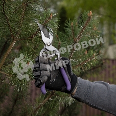 Секатор прямого реза Palisad 255 мм, цельнокованый, металлические обрезиненные рукоятки
