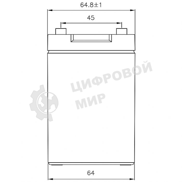 Батарея для ИБП CSB HRL 1234W (12V, 9Ah)