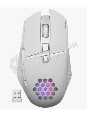 Мышь беспроводная Defender Glory GM-514 белый, 3200 dpi, радиоканал, USB, кнопки - 7