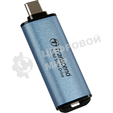 Накопитель SSD Transcend USB-C 1TB TS1TESD300C ESD300 голубой