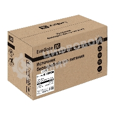 Источник бесперебойного питания ExeGate SpecialPro UNB-1000.LED.AVR.8C13.USB (1000VA/700W, LED, AVR, 8*C13, USB, батарея 12V 7.2Ah - 2 шт., металлический корпус, Black)