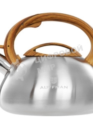 Чайник для плиты AUFFMAN AM-3407 из нержавеющей стали со свистком 3л