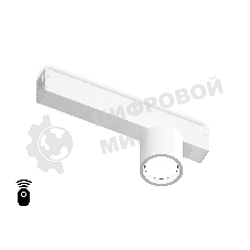 Управляемый светодиодный светильник для шинопровода Magnetic Ambrella light GL1241 WH белый IP20 7W 3000K-6400K 220V 24° D75*85 (Без ПДУ)