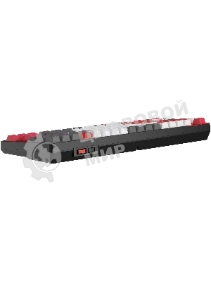 Клавиатура беспроводная A4Tech Bloody WS87 Naraka USB, Bluetooth/Радиоканал черный/красный