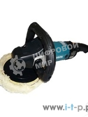 Полировальная шлифмашина Makita 9237CB ПолировШМ,1200Вт,ф180мм,0-3200об\м,3.4кг,кор