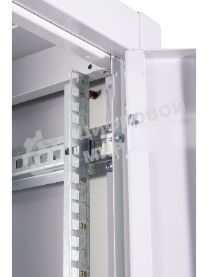 Шкаф телекоммуникационный напольный ЭКОНОМ 42U (600 × 600) дверь стекло, дверь металл